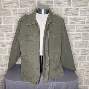 Men’s surplus Military style distressed coat